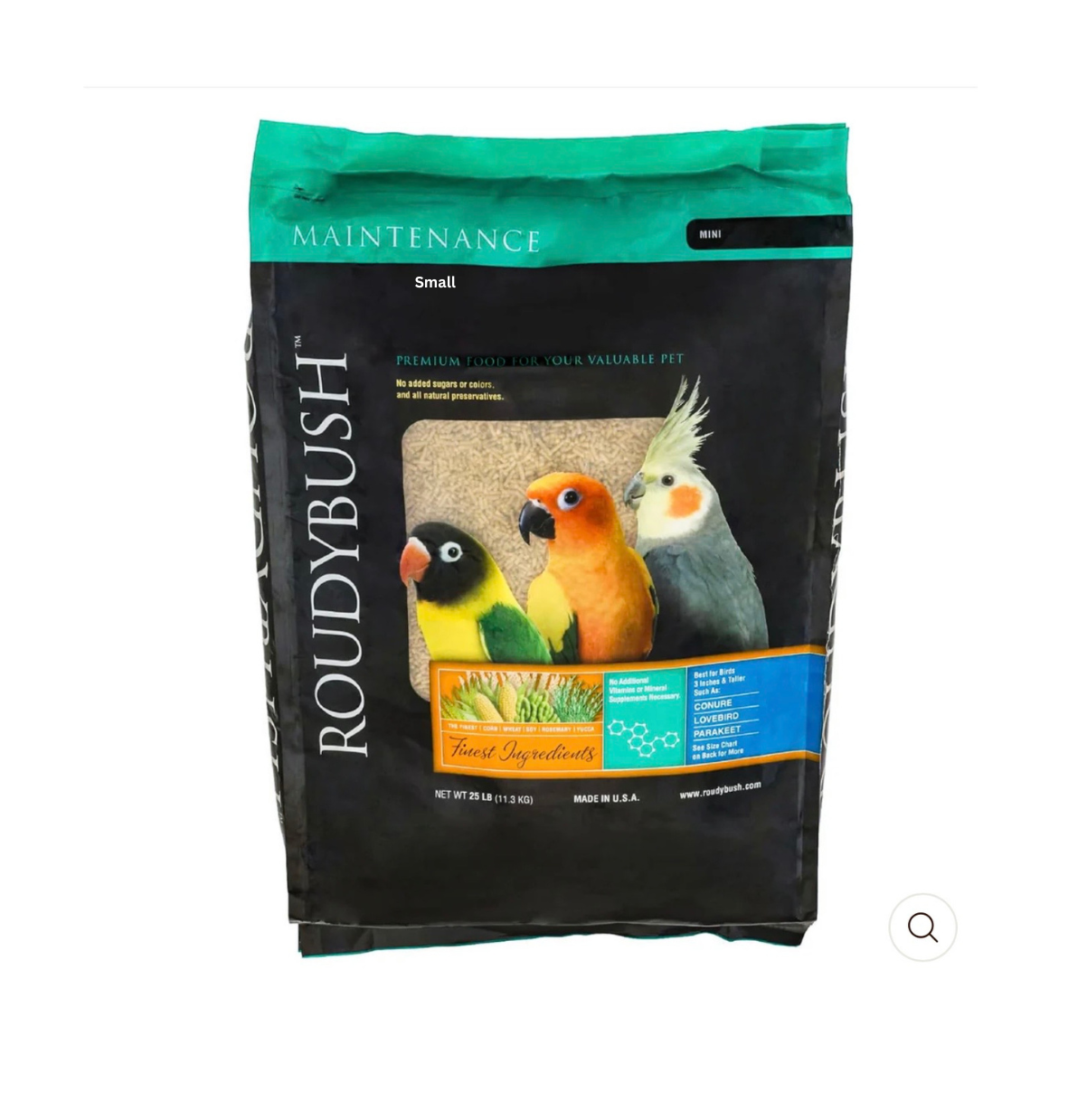 Roudybush Maintenance Mini Pellet Bird Food, 440z