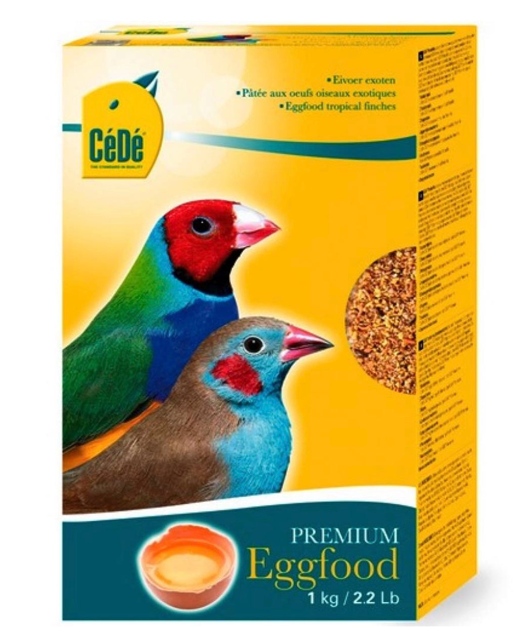 Cede Premium Tropical Finches 1 kg / 2.2 lb