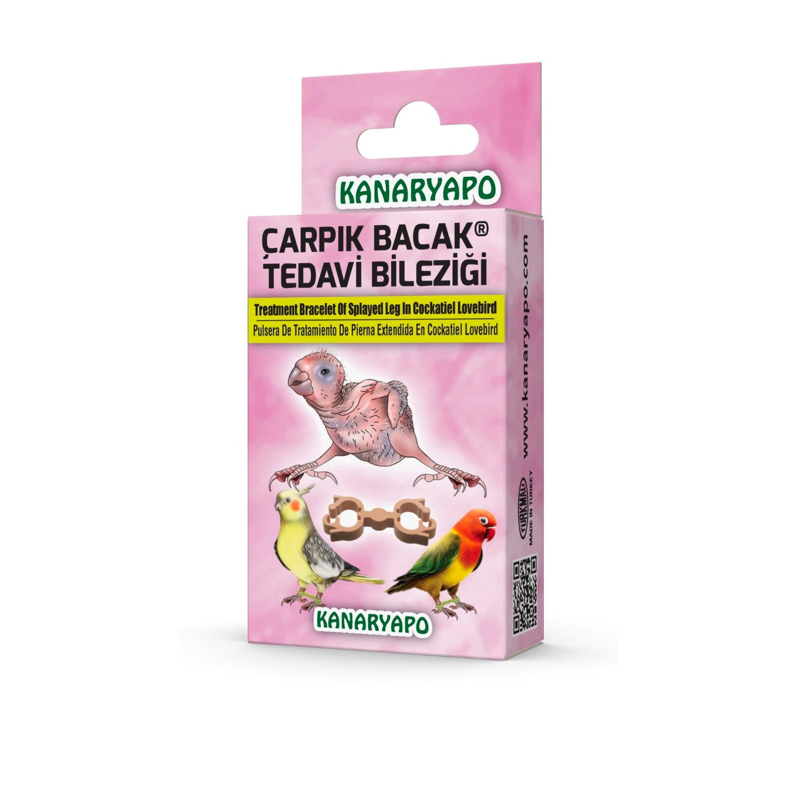 KANARYAPO Splay Leg Treatment Bracelet (Parrot)