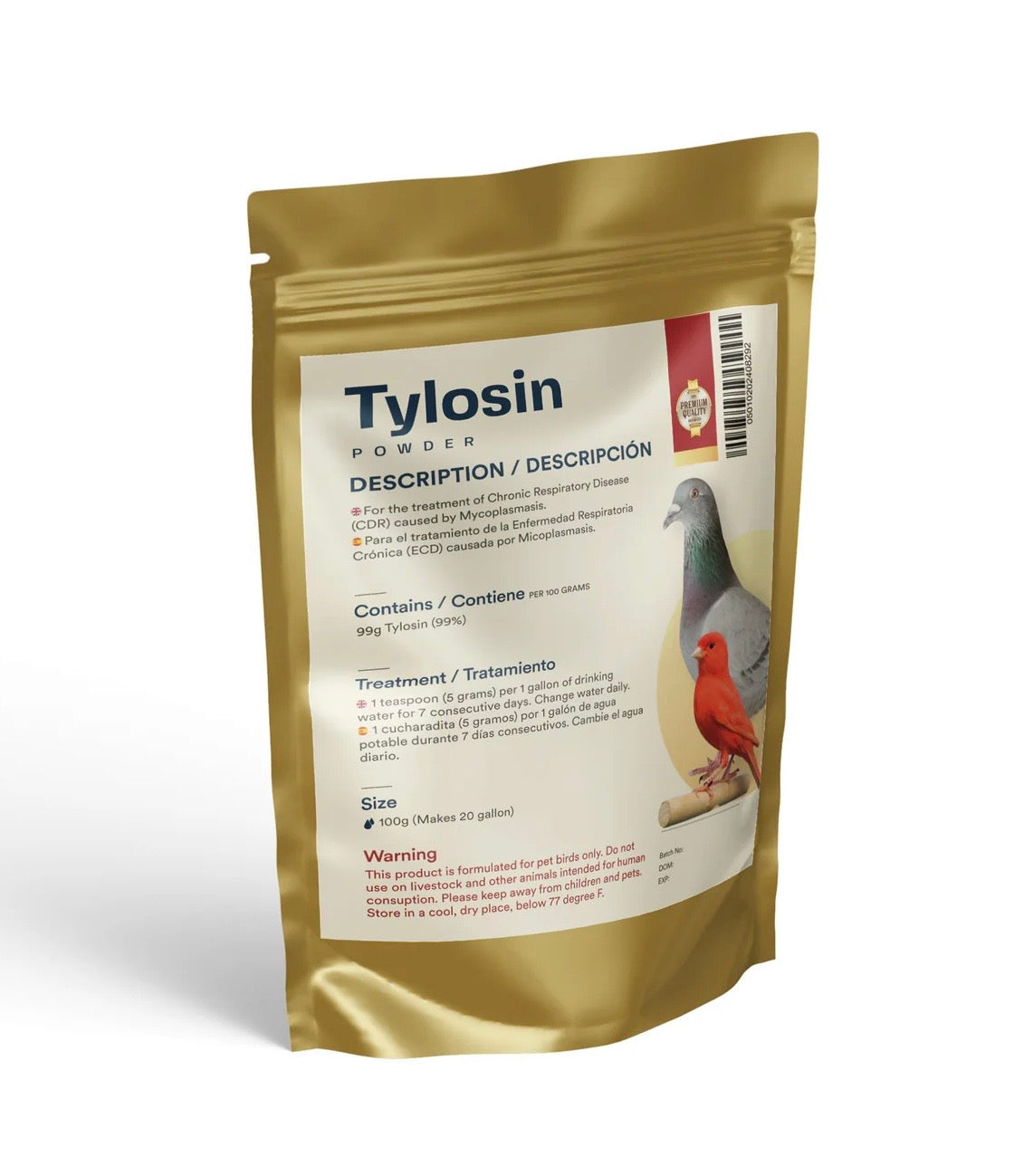 Tylosin Powder for Birds