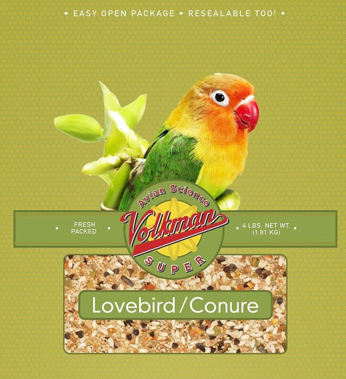 Volkman Avian Science Lovebird 4lbs