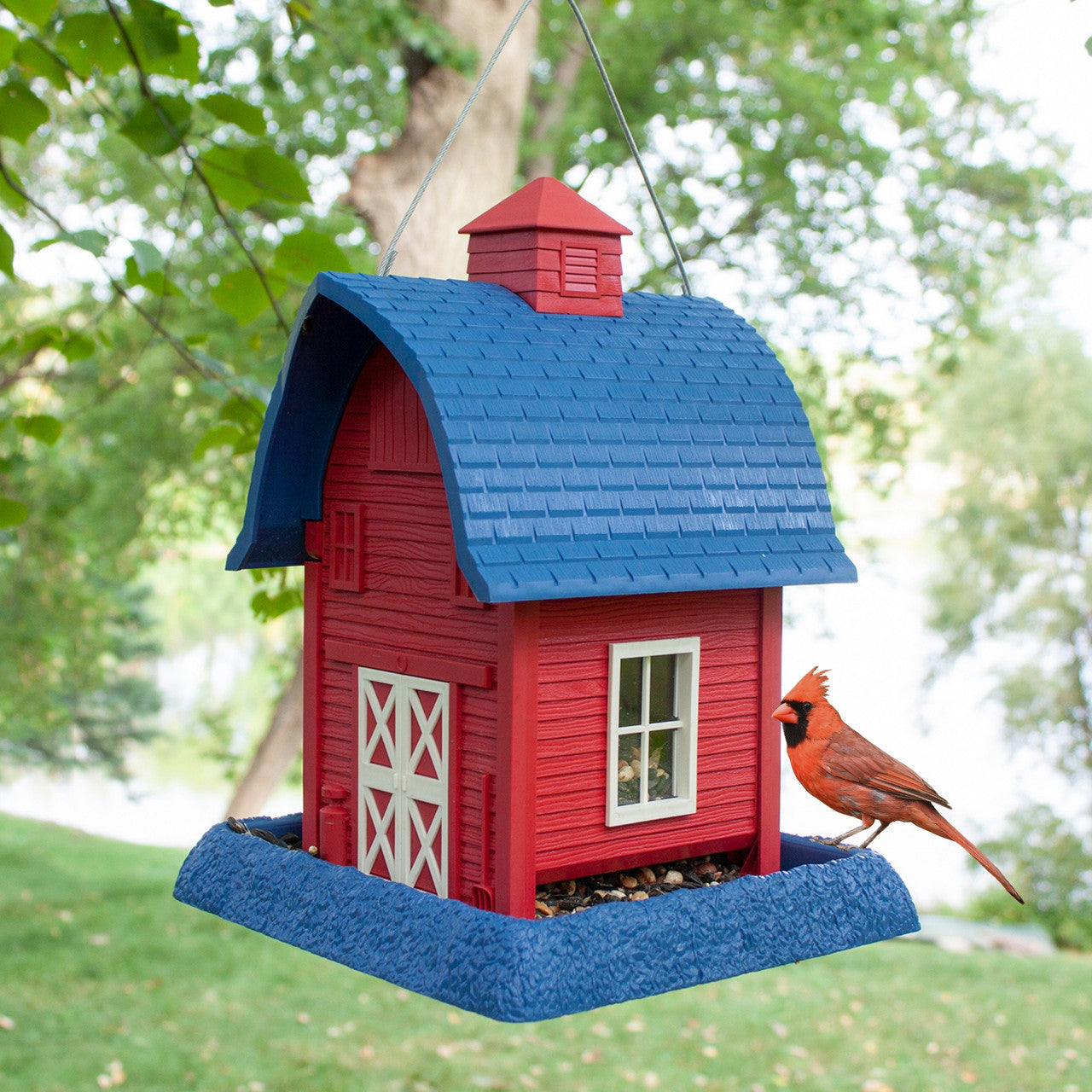 North States Village Collection Americana Barn Birdfeeder  9054