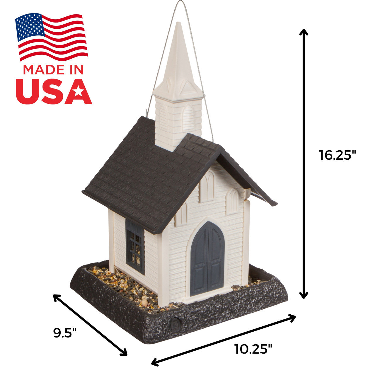 North States Village Collection Church Birdfeeder 9082M