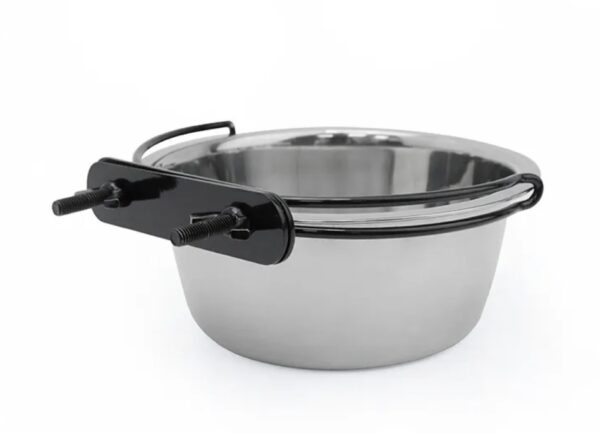 Stainless Hanging Bowl with Holder Single - Image 3