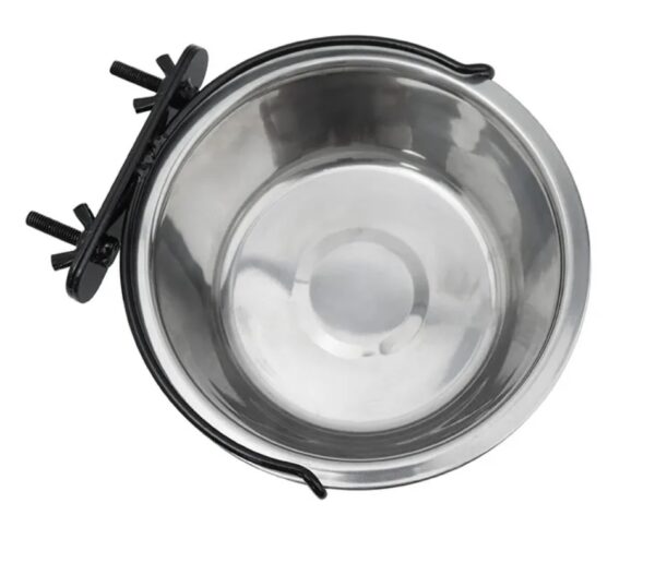 Stainless Hanging Bowl with Holder Single - Image 2