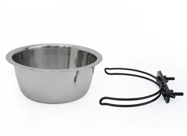 Stainless Hanging Bowl with Holder Single - Image 5
